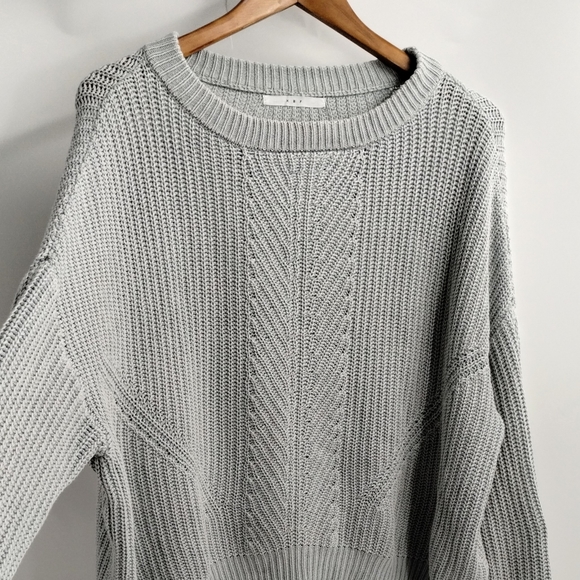 KBF Japan Gray‎ Cotton Cropped Sweater - Picture 5 of 10